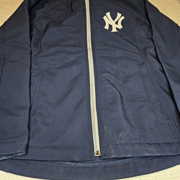 New York Yankees MLB SMALL Jacket Woman's Jacket Soft Shell Genuine - Picture 3 of 14